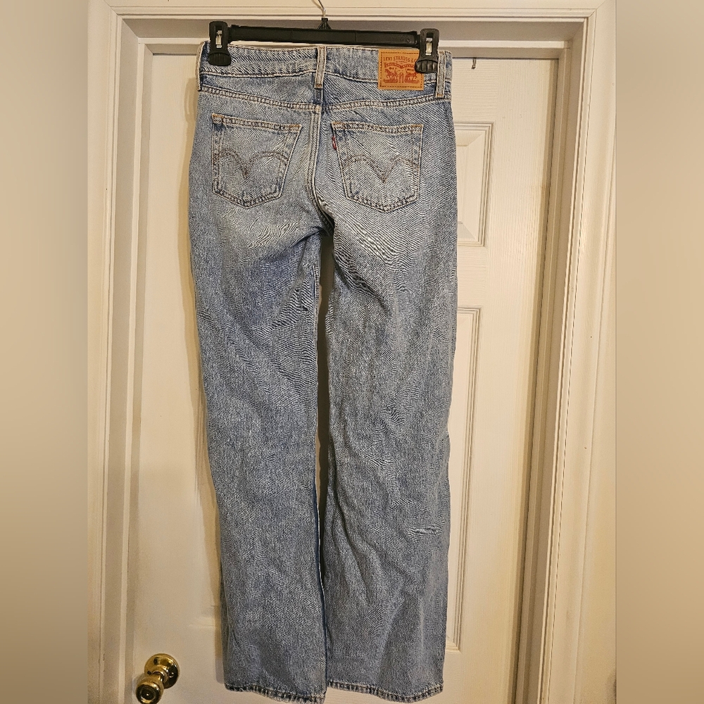 NWOT Levi's Superflow Blue Jeans. Size: 26W 32L - Picture 3 of 10